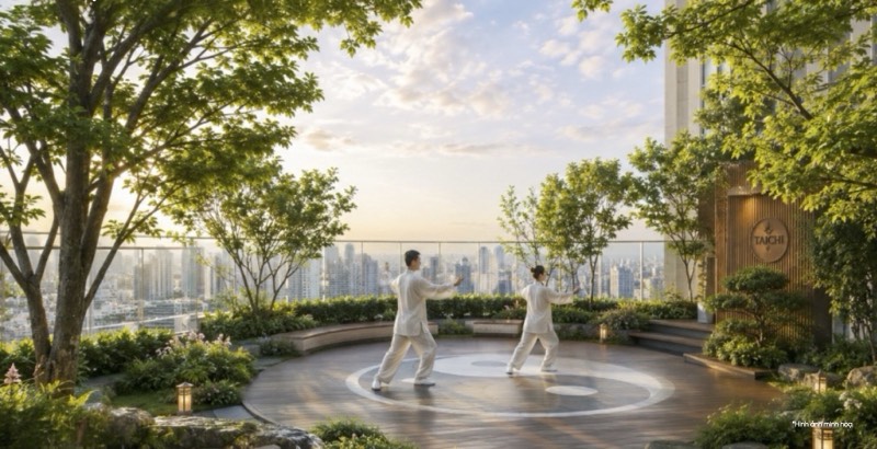 Vườn Taichi & Yoga
